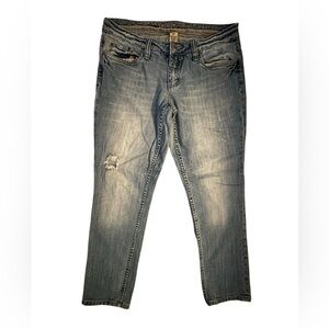 REFUGE Distressed Jean Blue Women’s Juniors Size 9S.